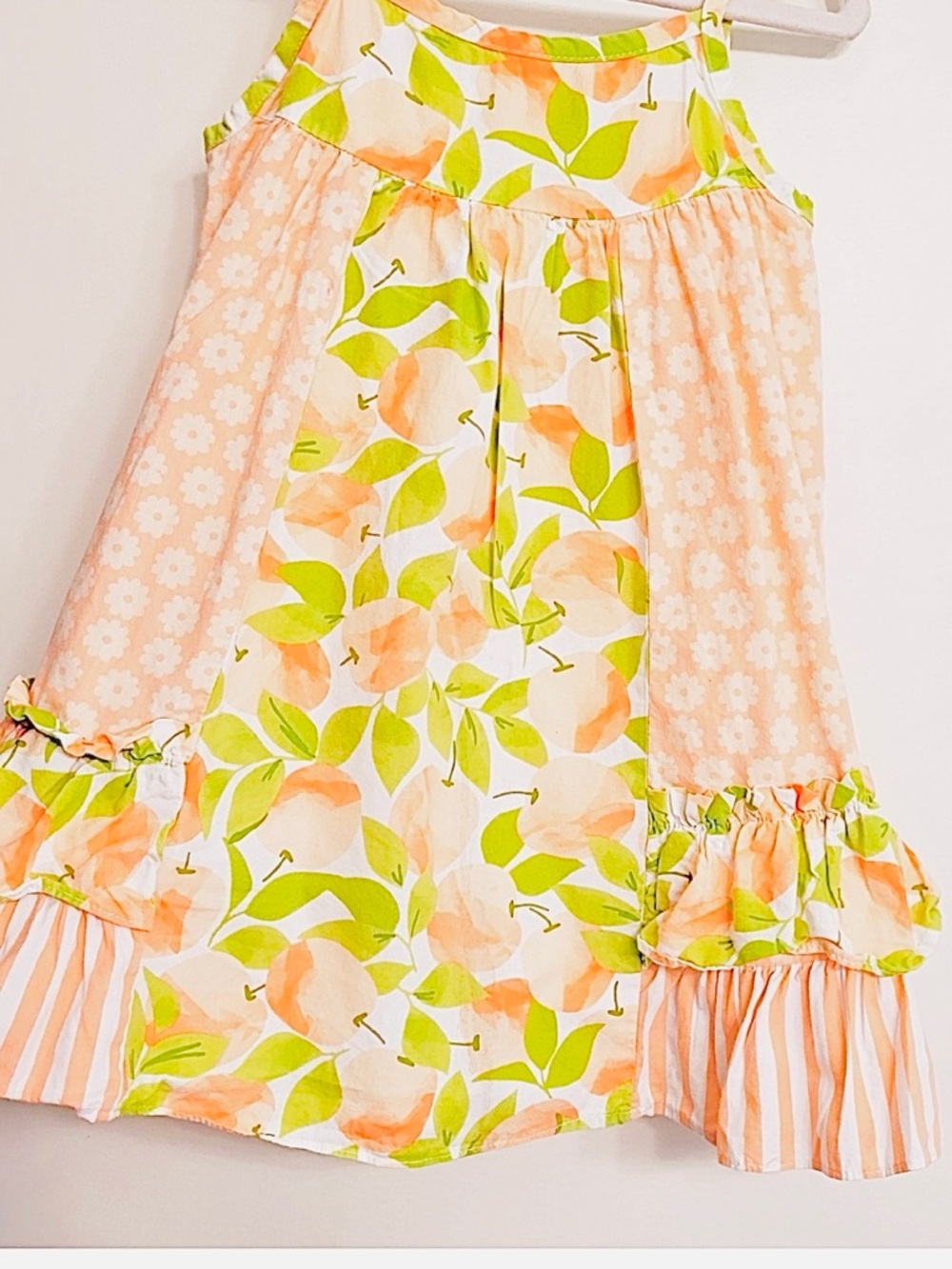 Bonnie Jean Peach Sundress